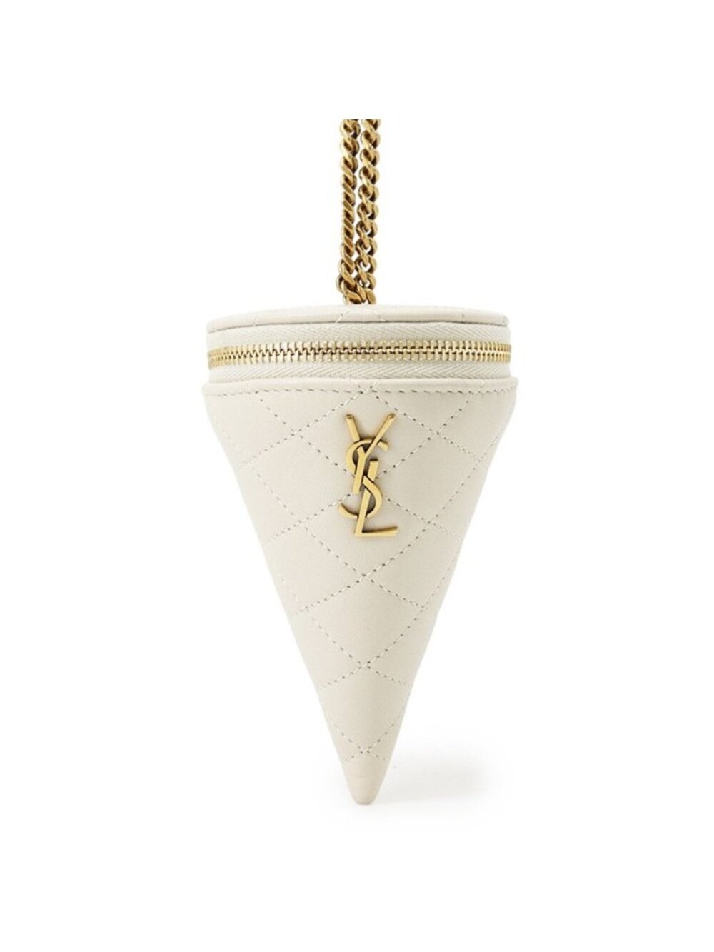 Saint Laurent Paris Chain Bag Micro Cone Lambskin YSL Bag